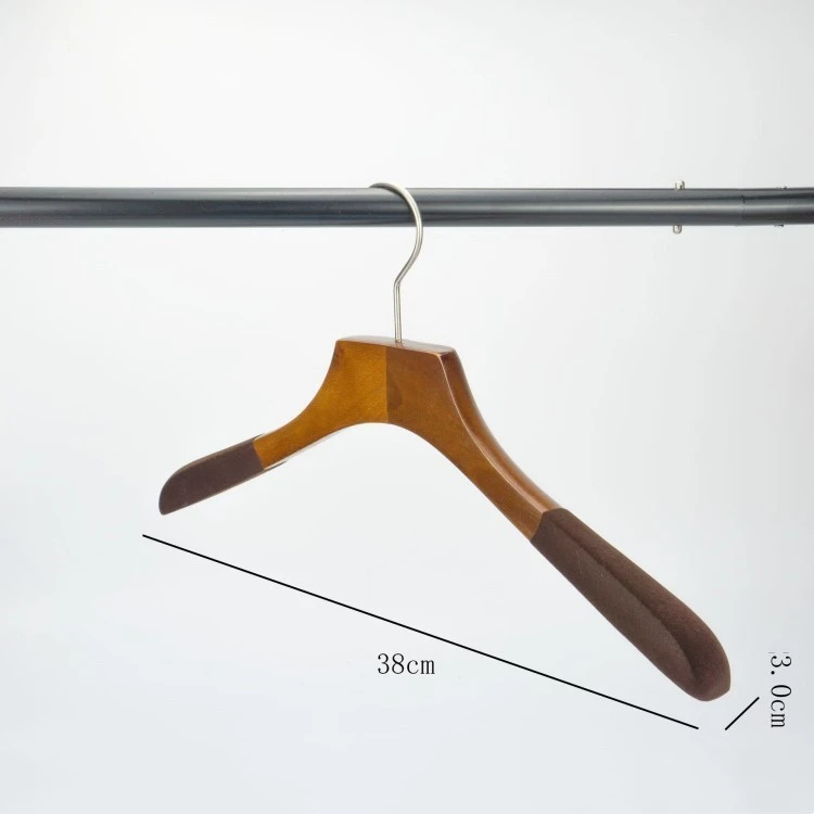 dark wood hangers custom wooden suit hangers