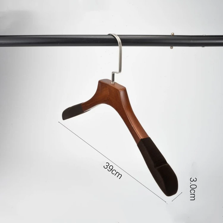 dark wood hangers wooden hanger with logo